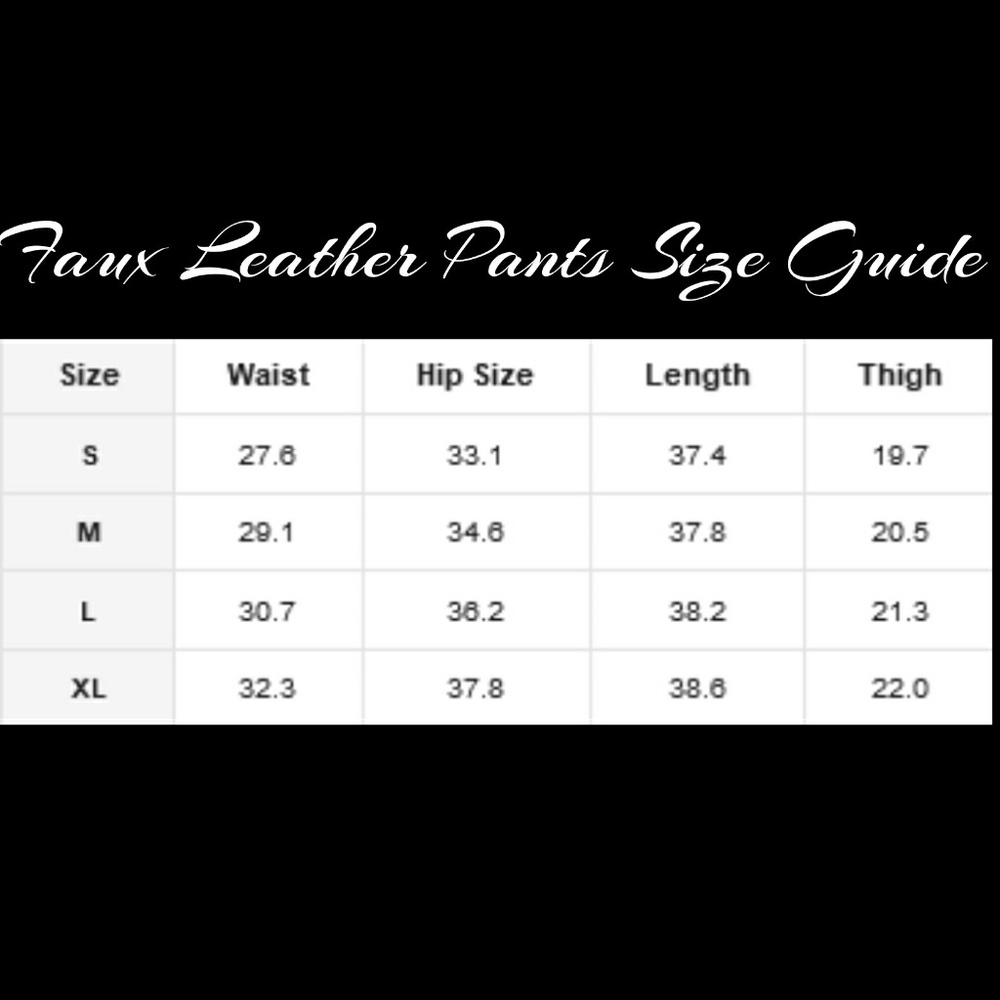 LAST PAIR! Faux Leather Pants in Burgundy - Picture 5 of 8